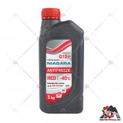 Жидкость охлаждающая "Антифриз" "Ниагара" G12+ (карбоксилатный)(красный) 1 кг